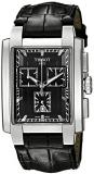 Tissot Men's Black Leather Band S. Sapphire Swiss Quartz Chronograph Watch T0617171605100