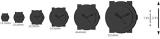 Tissot Men's 43mm Black Rubber Band Titanium Case S. Sapphire Swiss Quartz Digital Watch T0134204720100