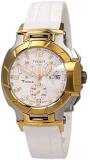 Tissot T-Race – Watch (Men’s Watch, Stainless Steel, Gold, Stainless Steel, Silicone, White)