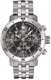 Tissot Men's T067.417.11.051.00 Silver Stainless-Steel Quartz Watch with Black D...