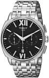 Tissot Men's 'Veloci-T' Black Dial Stainless Steel Chronograph Automatic Watch T059.527.11.058.00