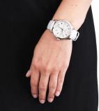 Tissot T0554101601700–Wristwatch Men's, Leather Strap White