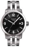 Tissot Men's Analogue Quartz Watch with Stainless Steel Plated Strap T055.410.11.047.00