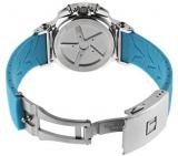 Tissot Women's T-Race Chronograph White Dial Blue Rubber