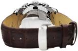 Tissot Men's T-Trend Couturier Chronograph White Dial Brown Genuine Leather