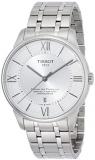 Tissot Men's 42mm Steel Bracelet & Case Automatic Silver-Tone Dial Analog Watch T0994081103800