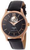 Mens Tissot Tradition Open Heart Powermatic 80 Automatic Watch T0639073606800