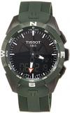 Tissot Mens T-Touch Expert Solar II Green Rubber Strap Watch T110.420.47.051.00