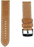 Brown leather strap 22mm Tissot Chrono XL T116617A ref.T600041406