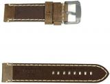 Watch strap Tissot Chrono XL brown aged leather T600041404 22mm