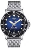 Tissot orologio Uomo Seastar 1000 Powermatic 80 blu 43mm Acciaio automatico T120.407.11.041.02