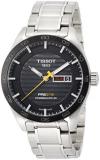 Tissot T1004301105100 Mens Steel Bracelet Case Automatic Black Dial Analogue Watch
