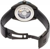 Tissot T1004303720100 Men's 42mm Black Rubber Band Steel Case Automatic Carbon Fiber Dial Watch