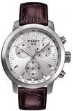 Tissot T0554171603700 42mm Stainless Steel Case Brown Leather Anti-Reflective Sapphire Men's Watch