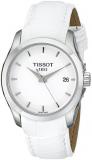 Tissot Women's T0352101601100 Couturier Analog Display Swiss Quartz White Watch