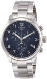 TISSOT Mens Chronograph Quartz Watch with Leather Strap T1166171104701