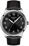 Tissot Mens T-Sport Gent XL Classic Black Dial Leather Strap Watch T116.410.16.0...