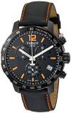 Tissot T0954173605700 Men's Quickster Chronograph Analog-Display Swiss Quartz Black Watch