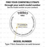 T610034735 Orange Rubber Strap Tissot T-Touch Expert Solar T091420A