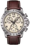 Tissot Mens Chronograph Quartz Watch with Leather Strap T1064171626200