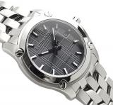 Stainless Steel Case and Bracelet Black Dial Chronograph