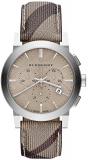 Burberry BU9361 Watch City Mens - Champagne Dial Stainless Steel Case Quartz Mov...