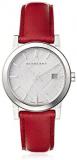 Burberry for Women Red Leather Strap Watch BU9129