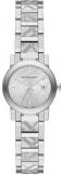 Ladies Burberry The City Engraved Check Watch BU9233