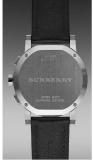 Burberry BU9382 Men's 42mm Black Leather Band Steel Case S. Sapphire Swiss Quartz Chronograph Watch