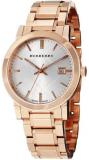 Burberry Men's BU9004 Large Check Rose Goldtone Stainless Steel Watch