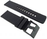 Diesel Replacement watch strap LB-DZ4311 original replacement strap DZ 4311 leather watch strap, 24 mm, black.