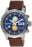Diesel Men's Quartz Watch with Chronograph Quartz Leather DZ4350