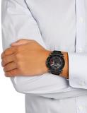 Diesel men's Quartz watch with black dial analogue display, one size, black