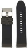 Diesel LB-DZ4500 Replacement Watch Strap Rubber 20 mm Black/Grey