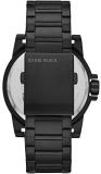 DIESEL D-48 Analogue Quartz Watch with Black Tone Stainless Steel Strap for Men DZ1913