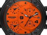 Diesel Boltdown -Chronograph Quartz Watch with Gray Tone Stainless Steel Strap for Men, Gunmetal, 26 DZ7432