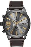 Diesel Men's Chronograph Quartz Watch with Leather Strap DZ4467