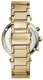 Michael Kor Women's Parker Rhinestones Gold-Tone Stainless Steel Quartz Watch MK5354