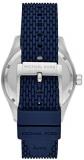 Michael Kors Layton Mens' Three-Hand Navy Silicone Mesh Watch MK8818