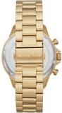 Michael Kors Gage -Chronograph Watch with Gold Tone Stainless Steel Strap for Men MK8827