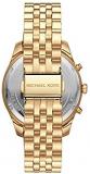 Michael Kors Women's Lexington Chronograph Gold-Tone Stainless Steel Watch MK6709