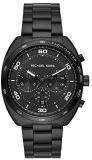 Michael Kors Chronograph Dane Black Stainless Steel Men's Watch MK8615
