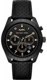 Michael Kors Mens Chronograph Quartz Watch with Leather Strap MK8705