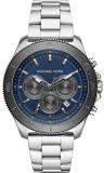 Michael Kors Mens Chronograph Quartz Watch with Stainless Steel Strap MK8662