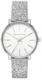 MICHAEL KORS Pyper - Watch with Leather Strap Embellished with Crystals from Swa...