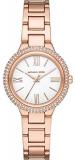 Michael Kors Taryn - Women's Quartz Watch with Stainless Steel Strap, Rose Gold - MK4460