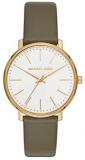 Michael Kors Womens Analogue Quartz Watch with Leather Strap MK2831