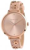 Michael Kors - Charley 3-Hand Watch for Women with Rose Gold Leather Strap - MK2823