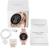 Michael Kors Gen 5 Bradshaw Touchscreen with Pavé Rose Gold-Tone Stainless Steel Strap for Womens - MKT5089