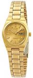 Seiko SYM600 Ladies Seiko 5 Automatic Gold Tone Stainless Steel Gold Dial Watch